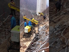 Máquina hidráulica de perforación de agujeros de perforación de anclaje Ingeniería de pendientes